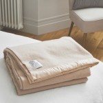 John Atkinson by Hainsworth® North Star Pure New Wool Champagne Blankets